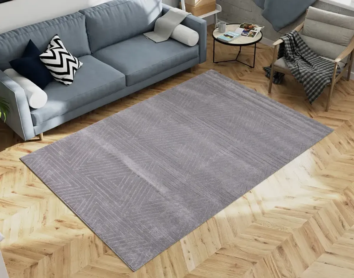 Oriel 8' x 10' Area Rug - Gray