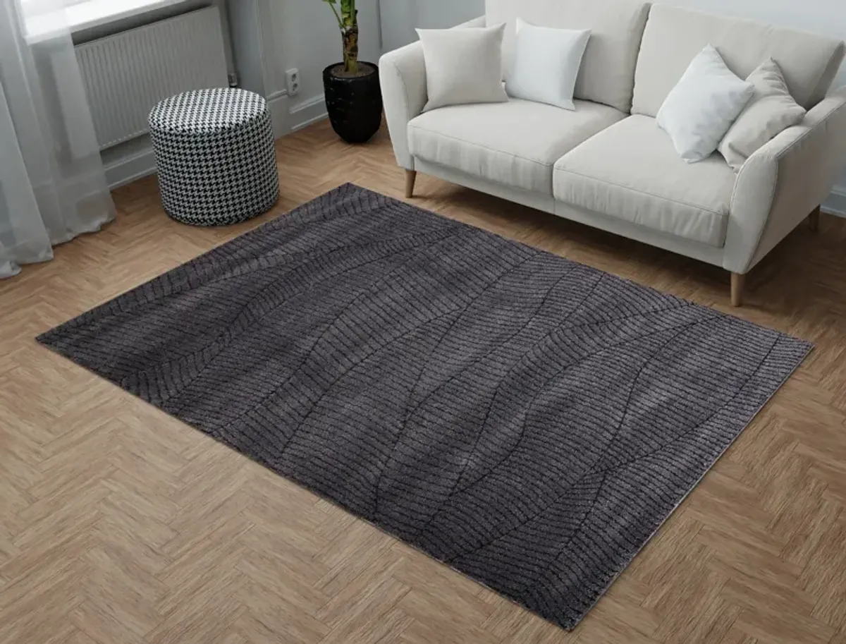 Oriel 8' x 10' Area Rug - Charcoal