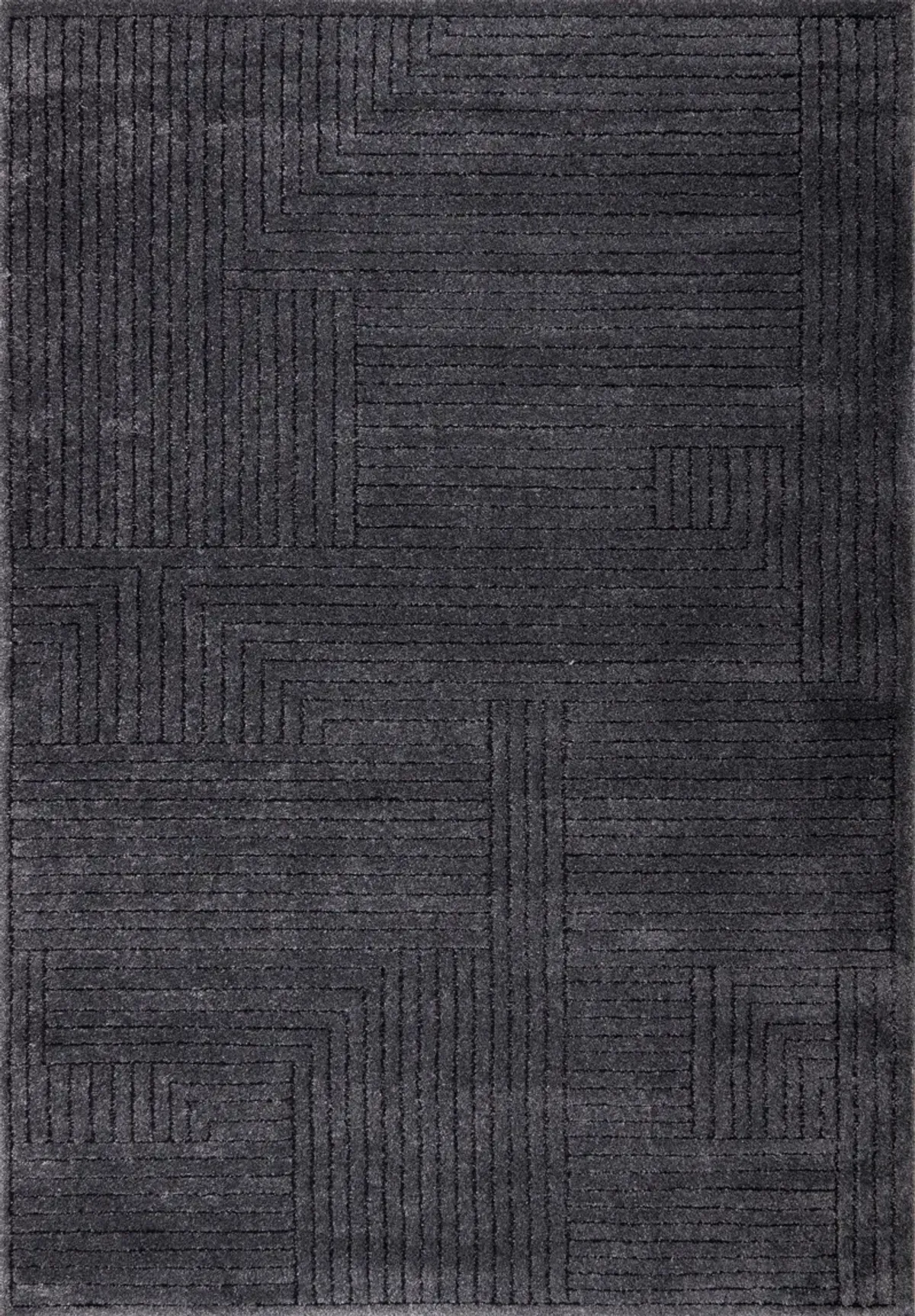 Oriel 5' x 8' Area Rug - Black