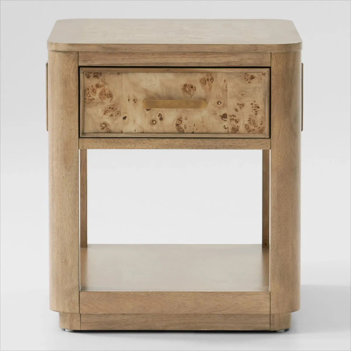 Milan Rectangular End Table With USB Charging