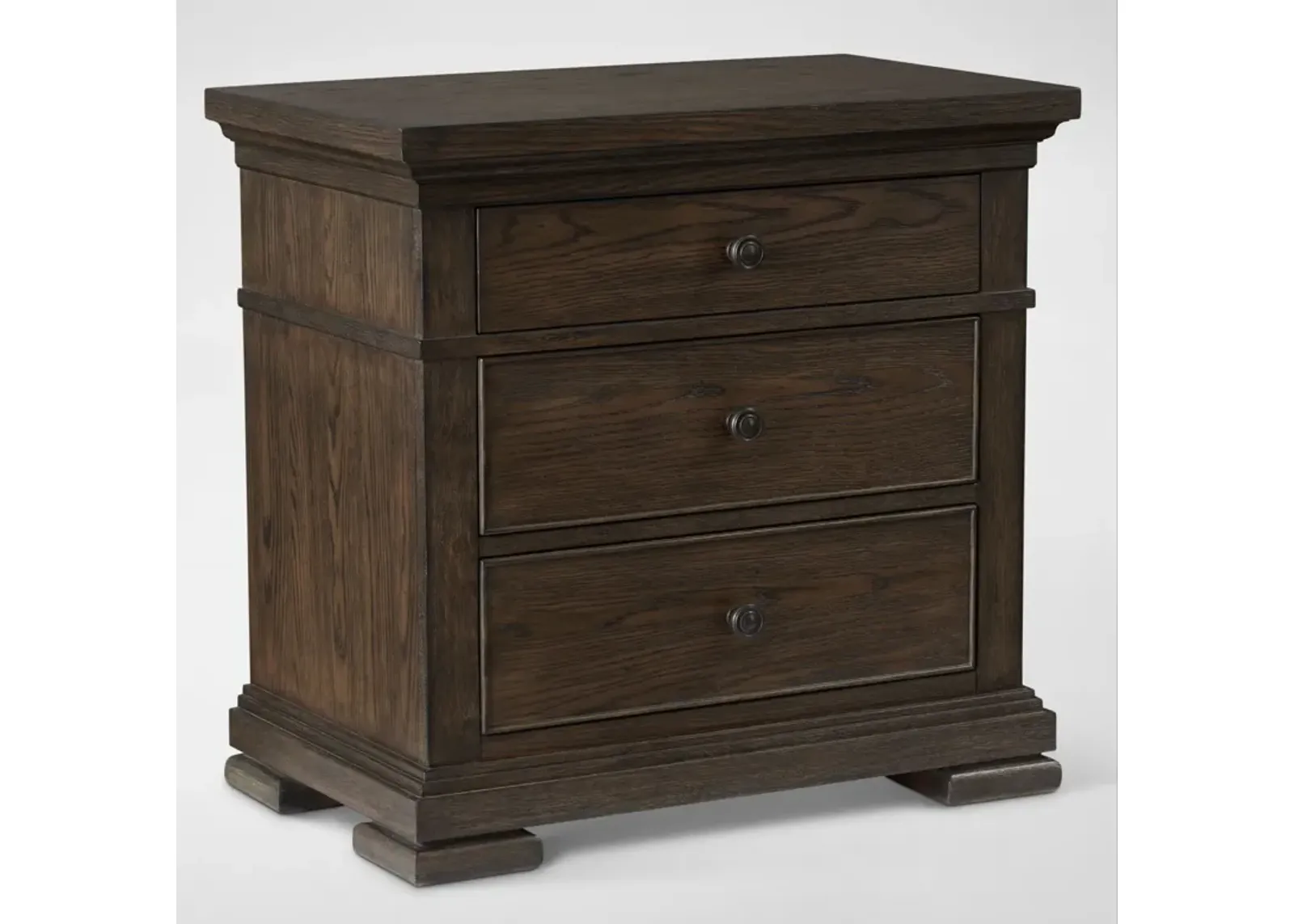 Asheville Nightstand with USB Charging - Tobacco