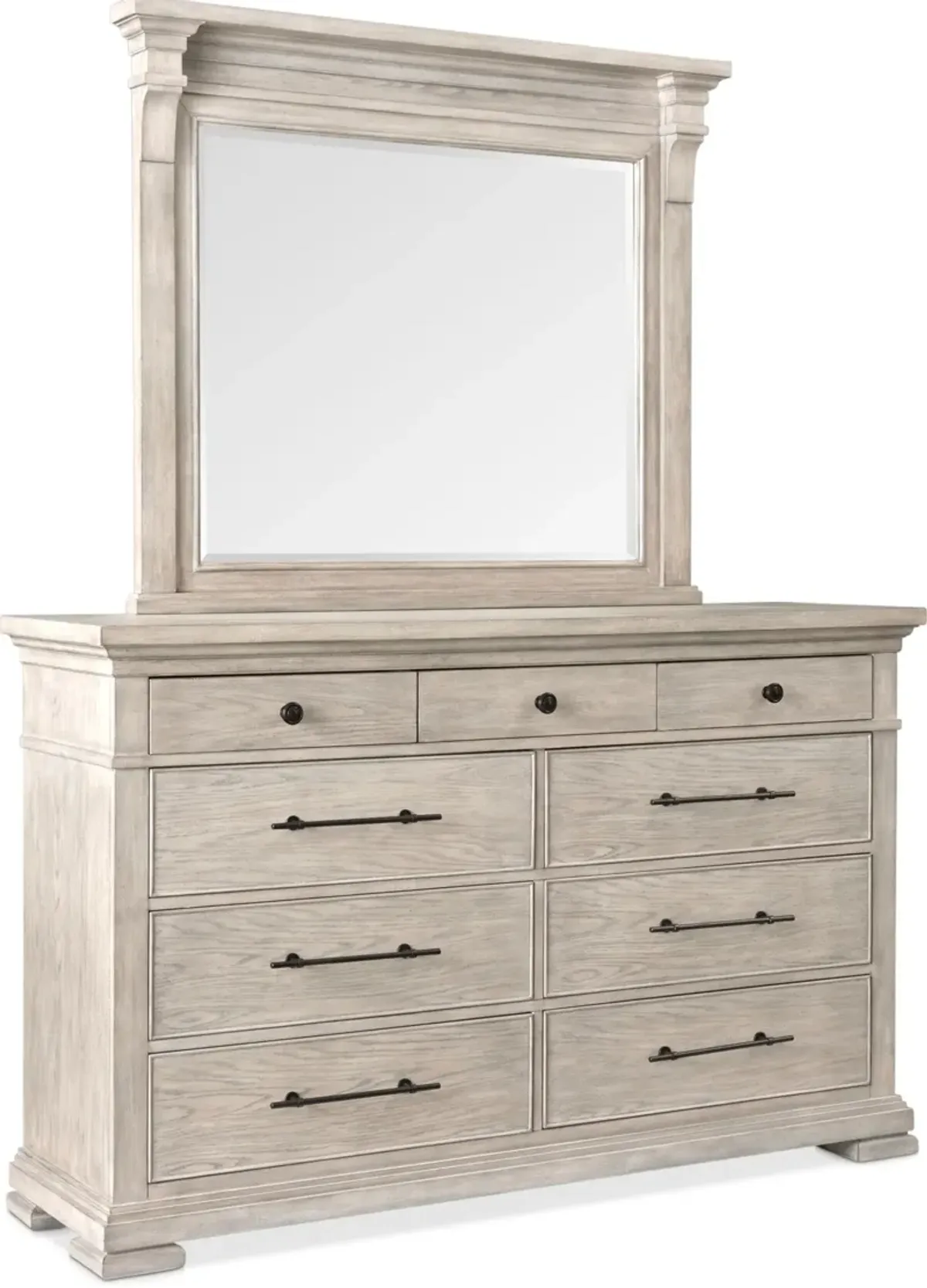 Asheville Dresser and Mirror - Sandstone