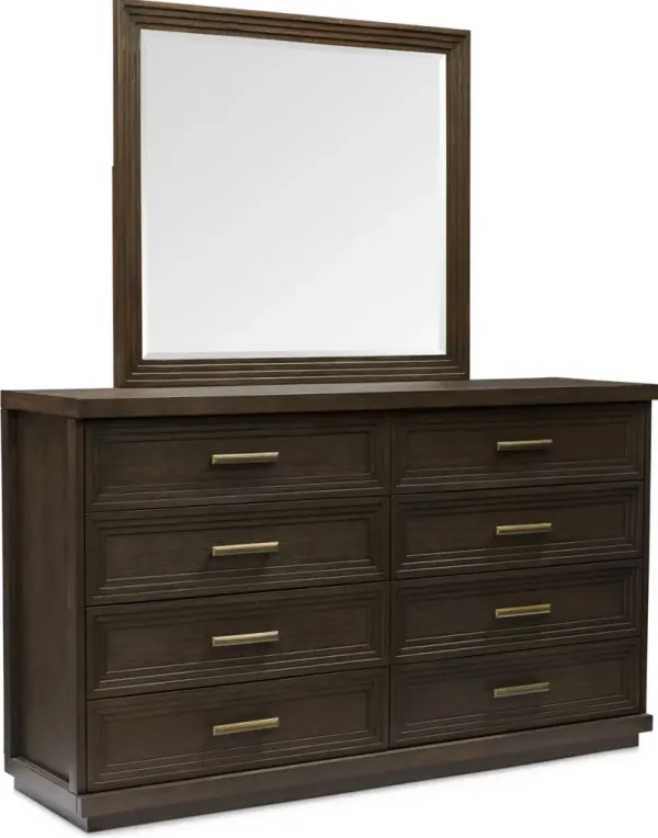 Arielle Dresser & Mirror - Tobacco