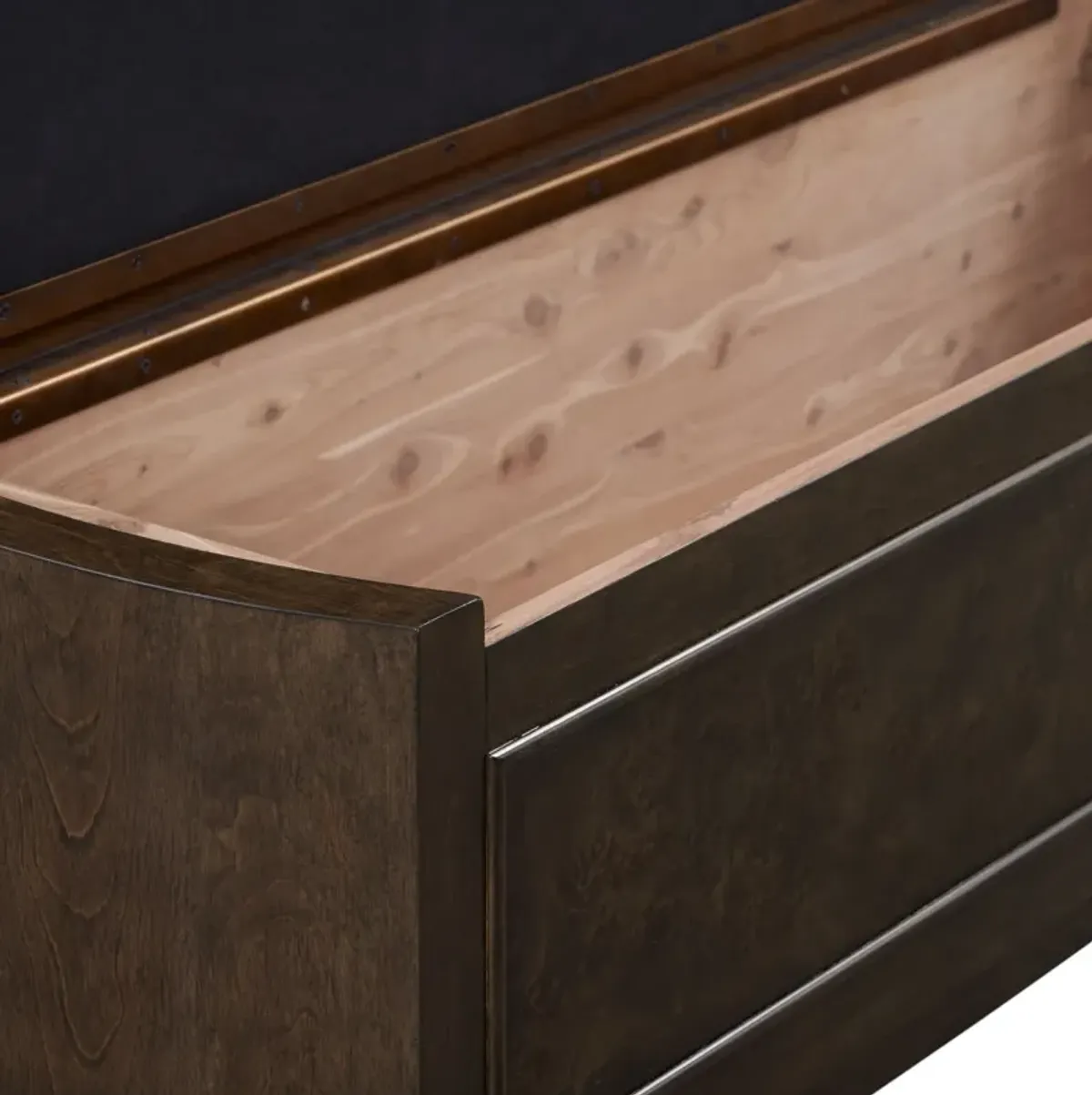 Milan Storage Bench - Espresso