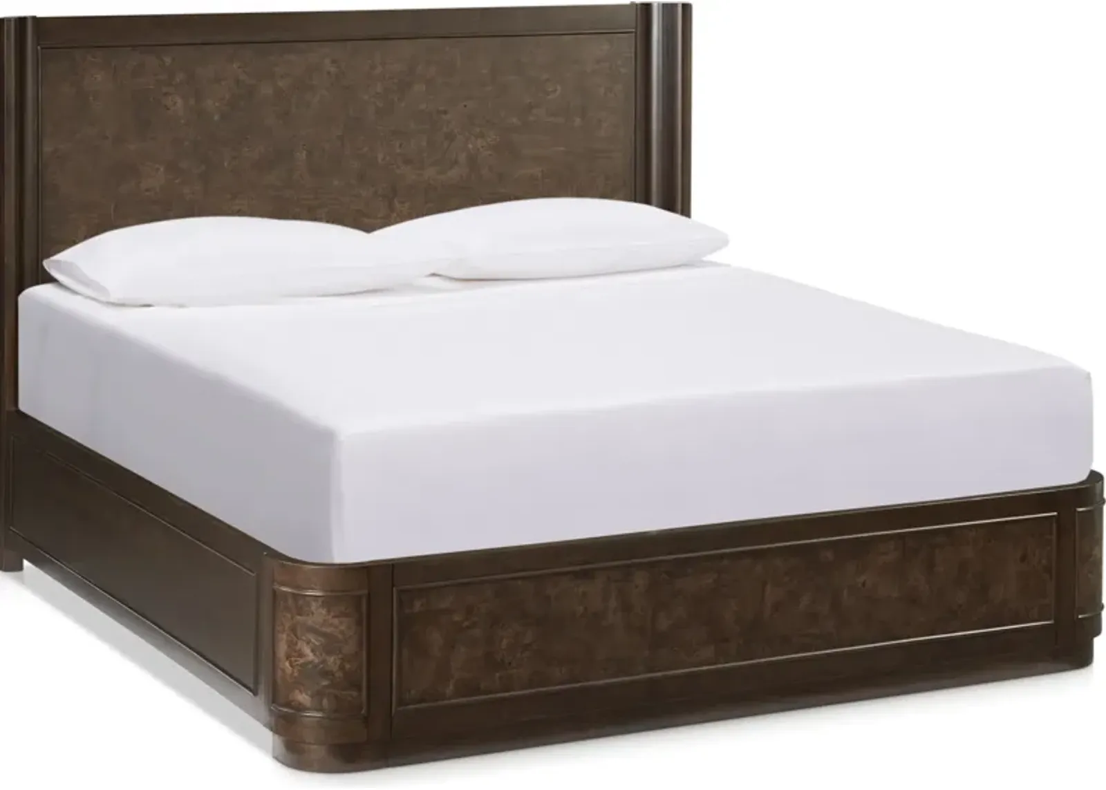 Milan Queen Panel Bed - Espresso