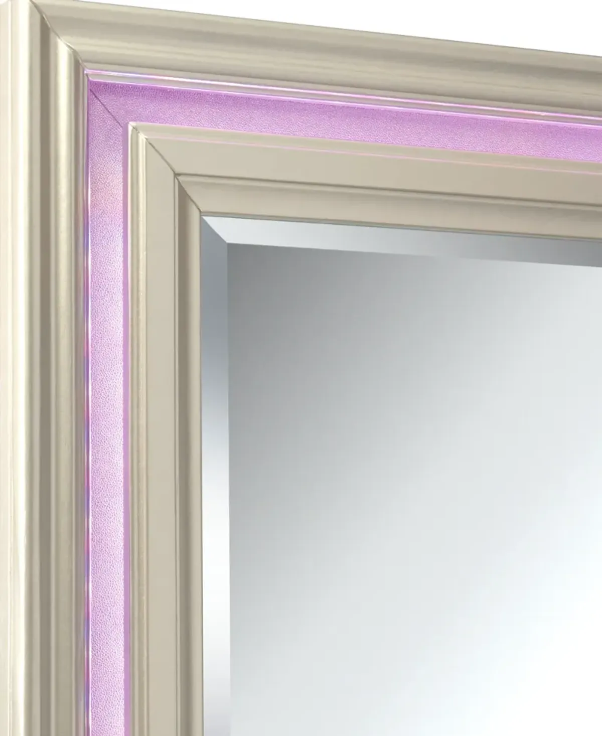 Sabrina Dresser and Mirror - Platinum