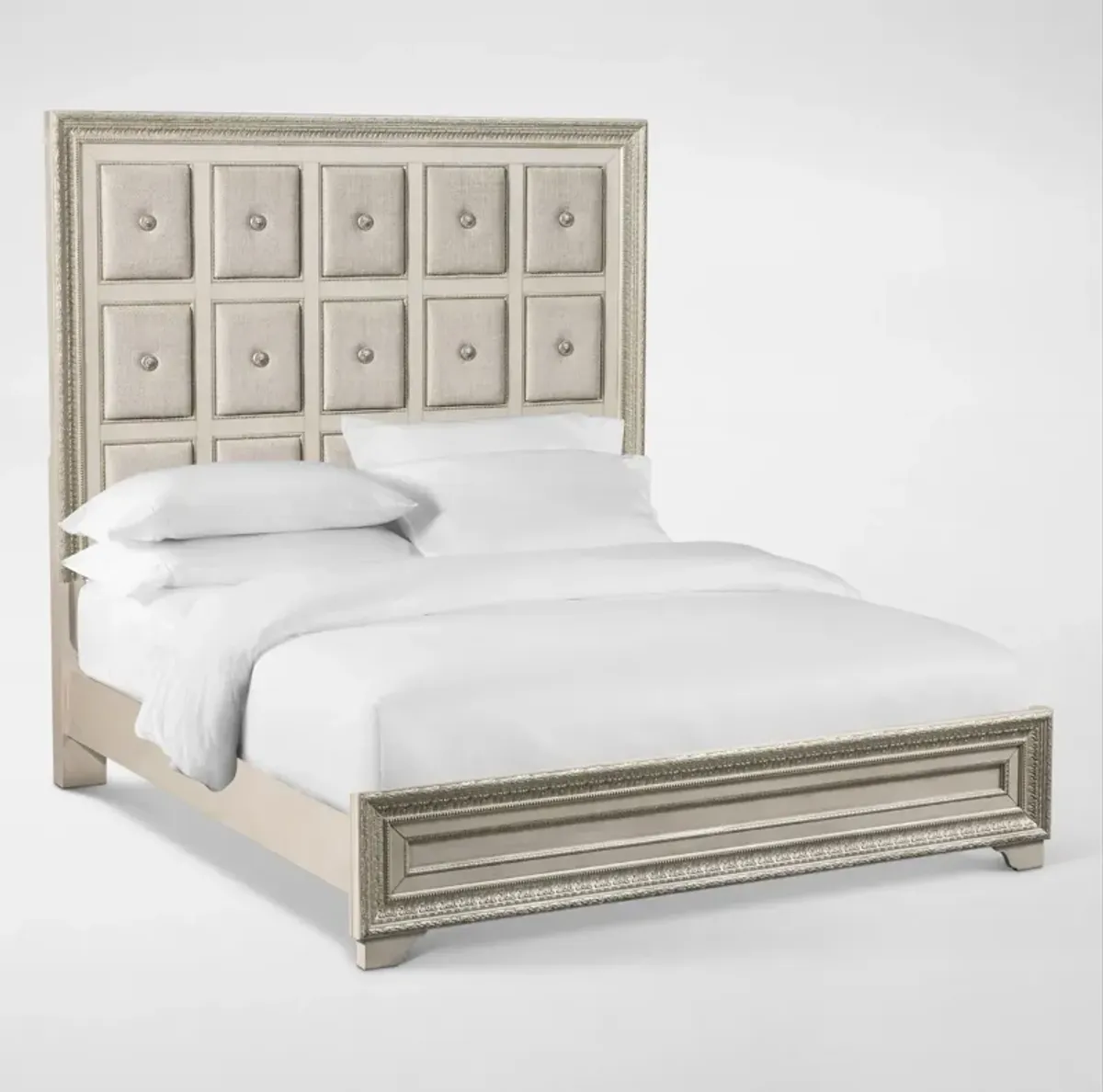 Valentina 5-Piece Queen Bedroom Set with Dresser and Mirror