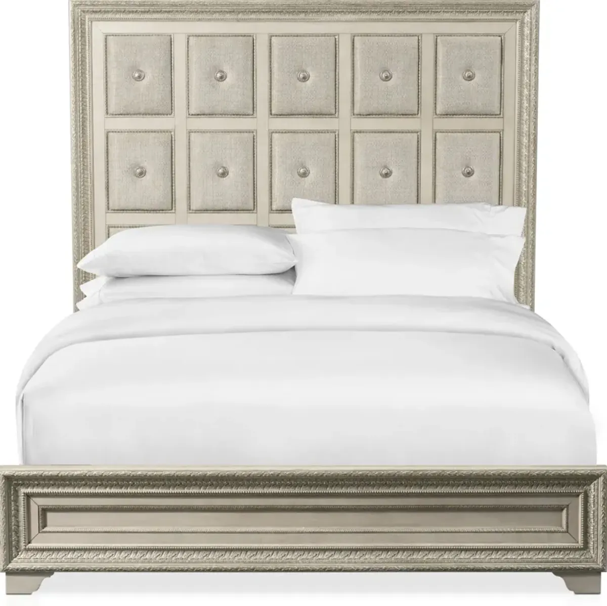 Valentina 5-Piece Queen Bedroom Set with Dresser and Mirror