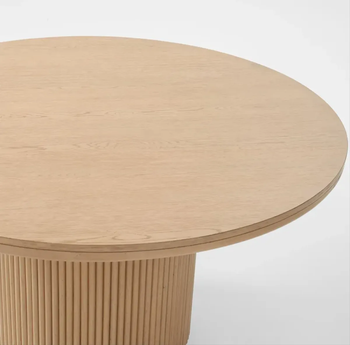 Santa Monica Round Dining Table - Natural