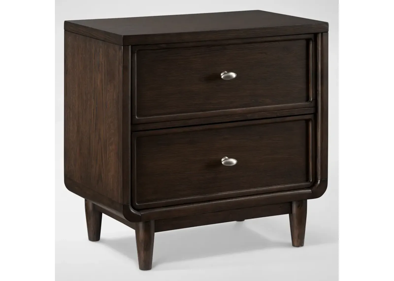 Santa Monica Nightstand With USB Charging - Chestnut