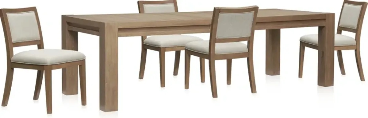 Tremont Extendable Dining Table and 4 Side Chairs