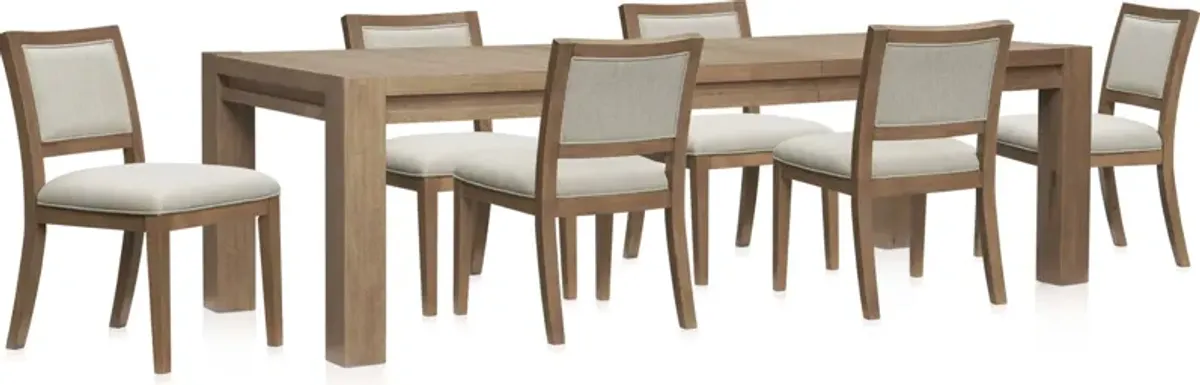 Tremont Extendable Dining Table and 6 Side Chairs