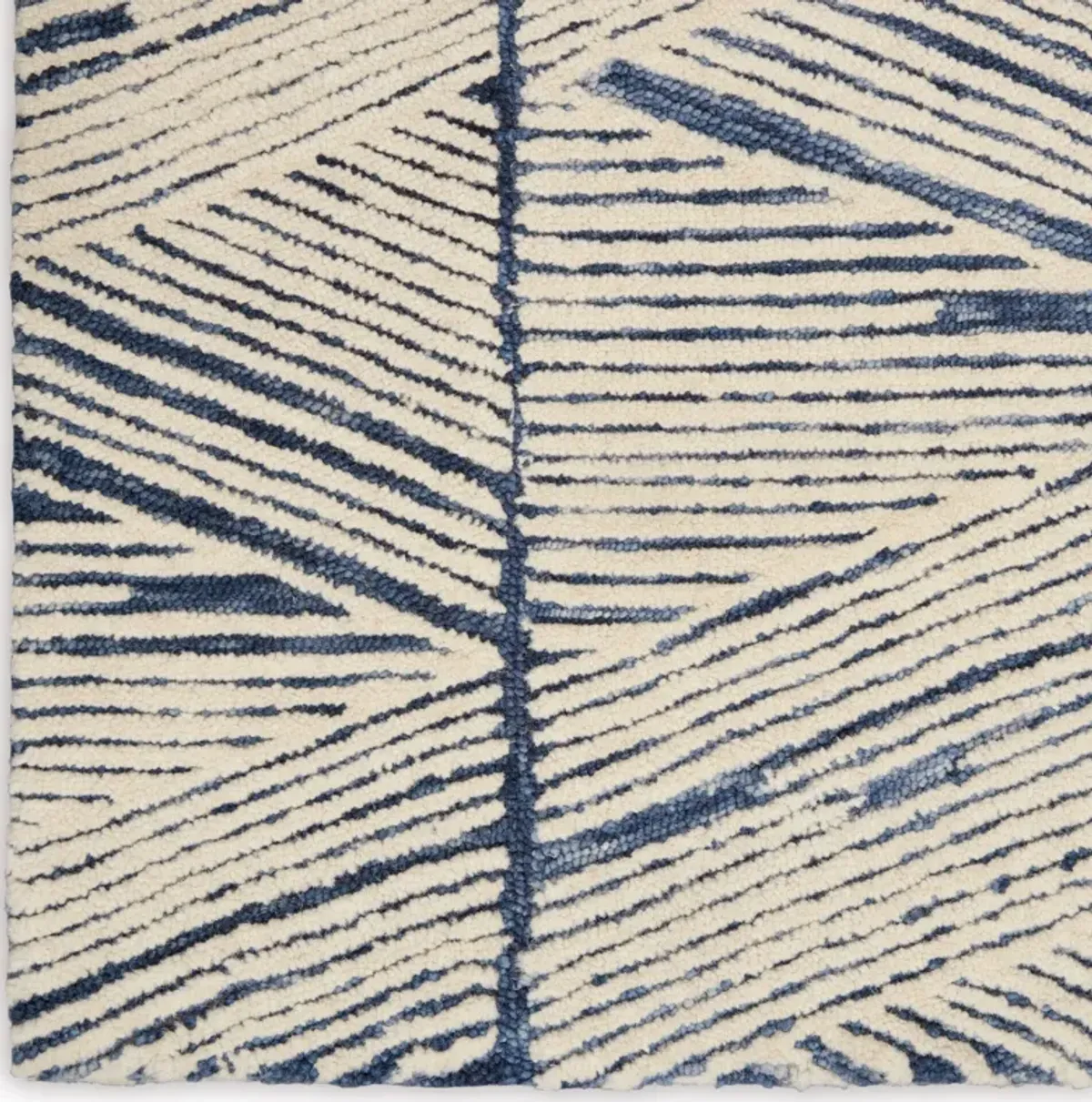 Berlin 4' x 6' Area Rug - White/Blue