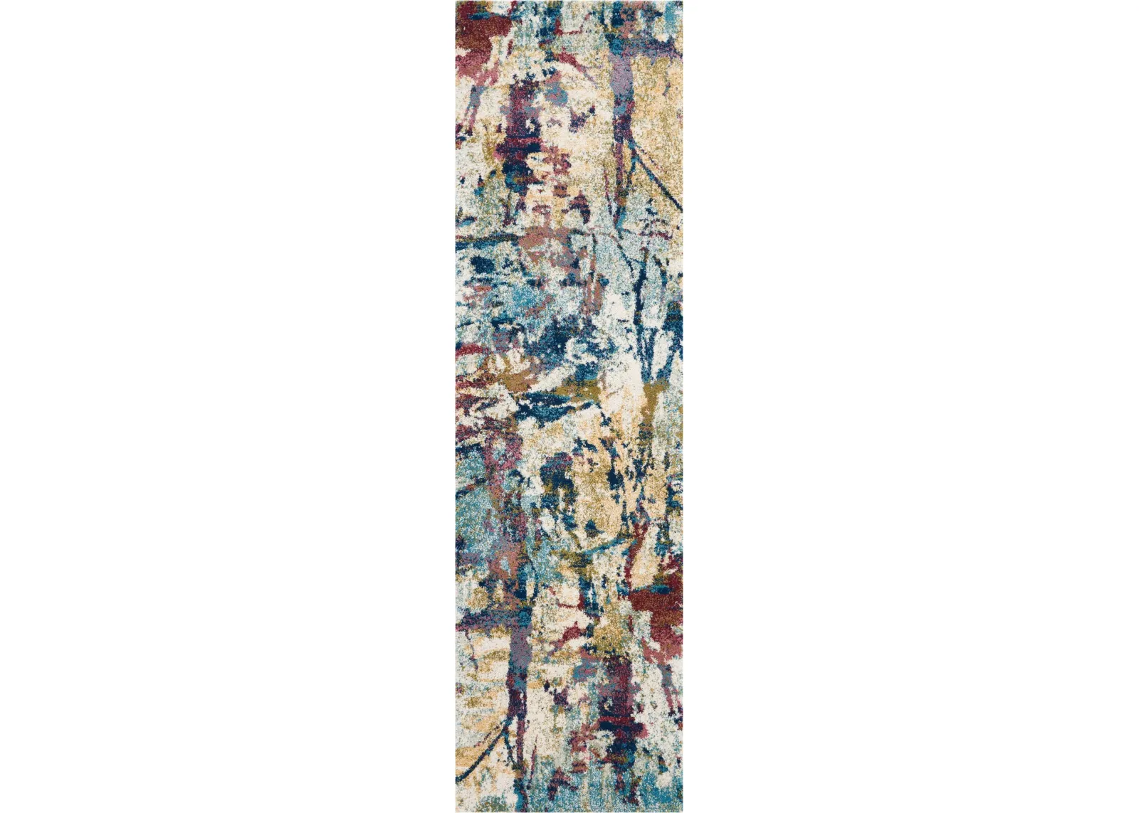 Nicola 2' x 8' Runner - Cream Multi