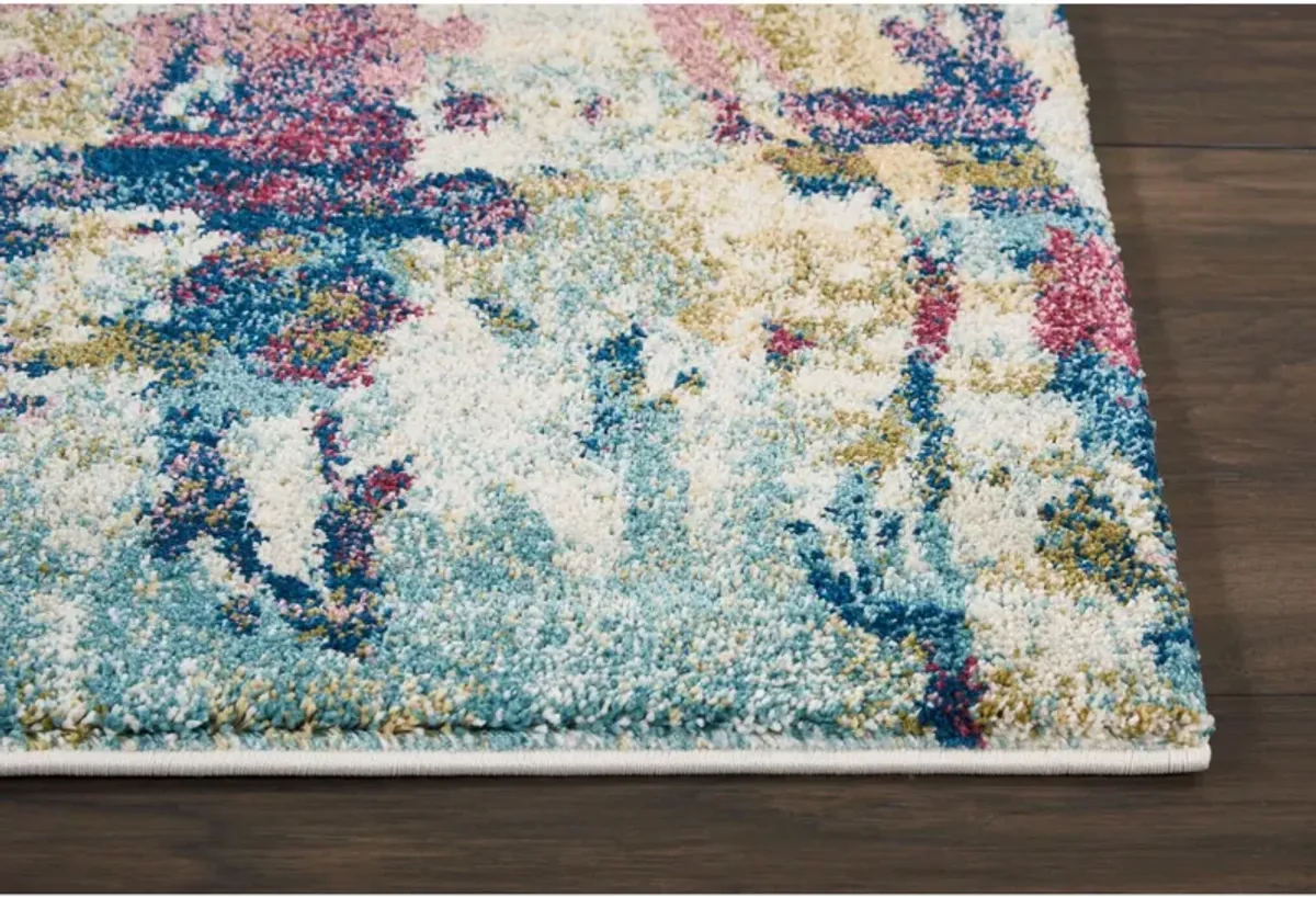 Nicola 4' x 6' Area Rug - Cream Multi