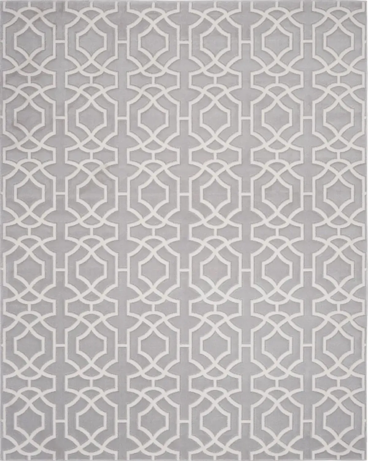 Holly 9' x 12' Area Rug - Gray/White