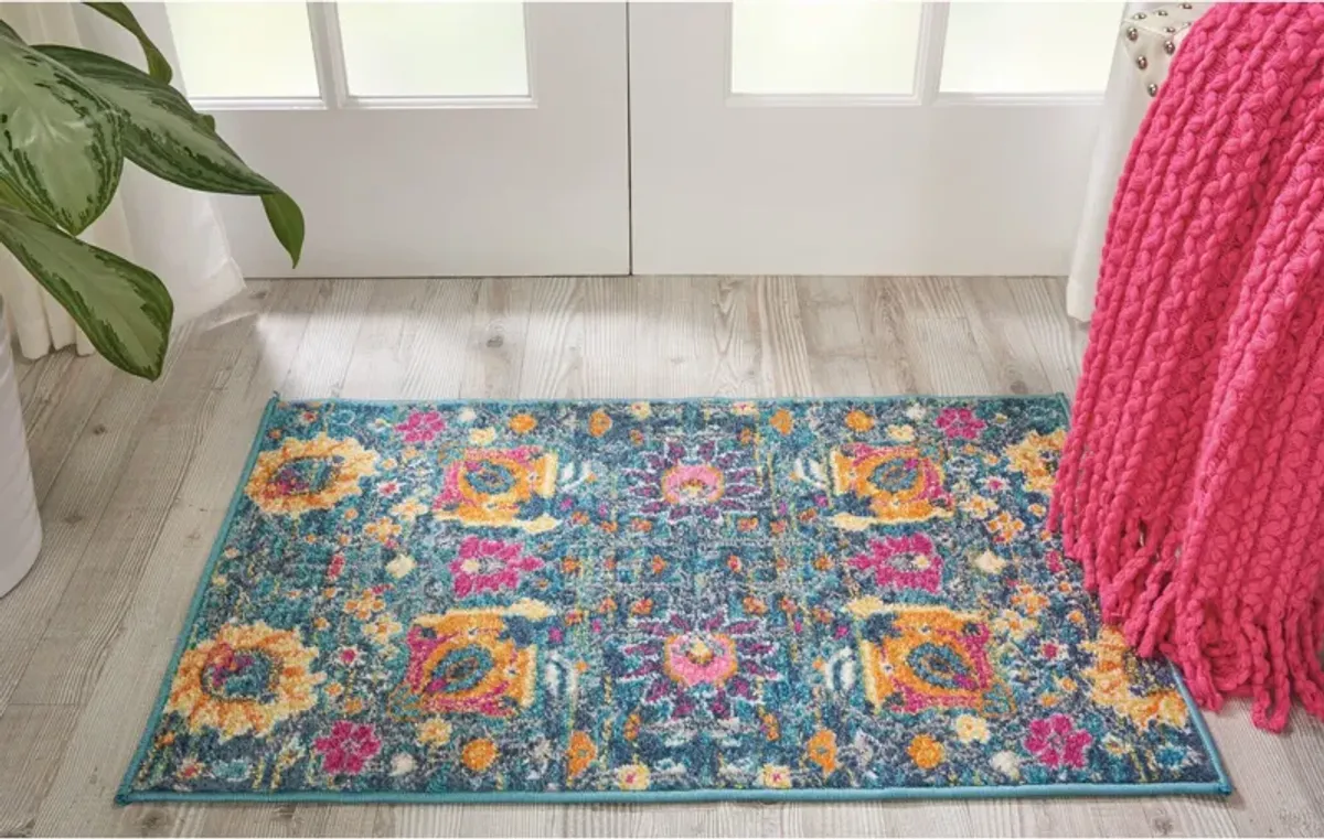 Tralee 2' x 3' Area Rug - Denim