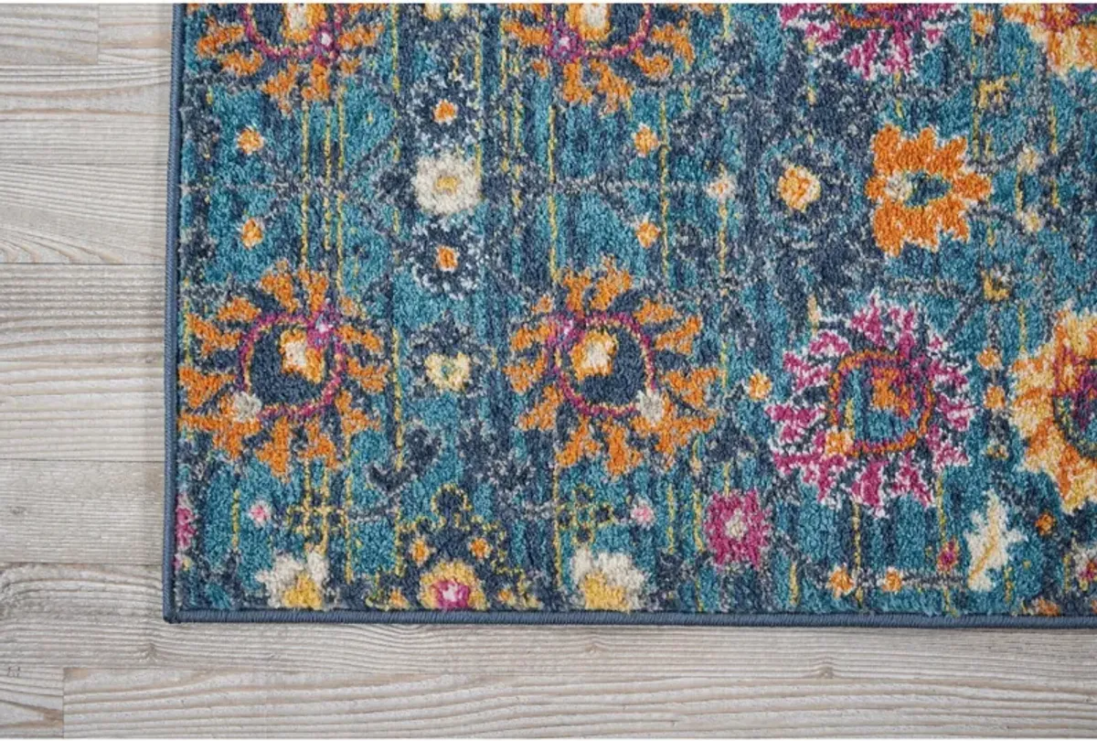Tralee 2' x 6' Runner - Denim