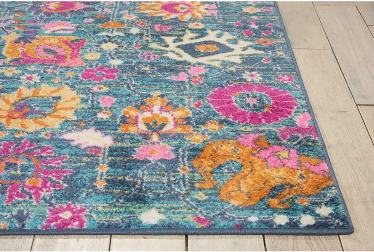 Tralee 7' x 10' Area Rug - Denim