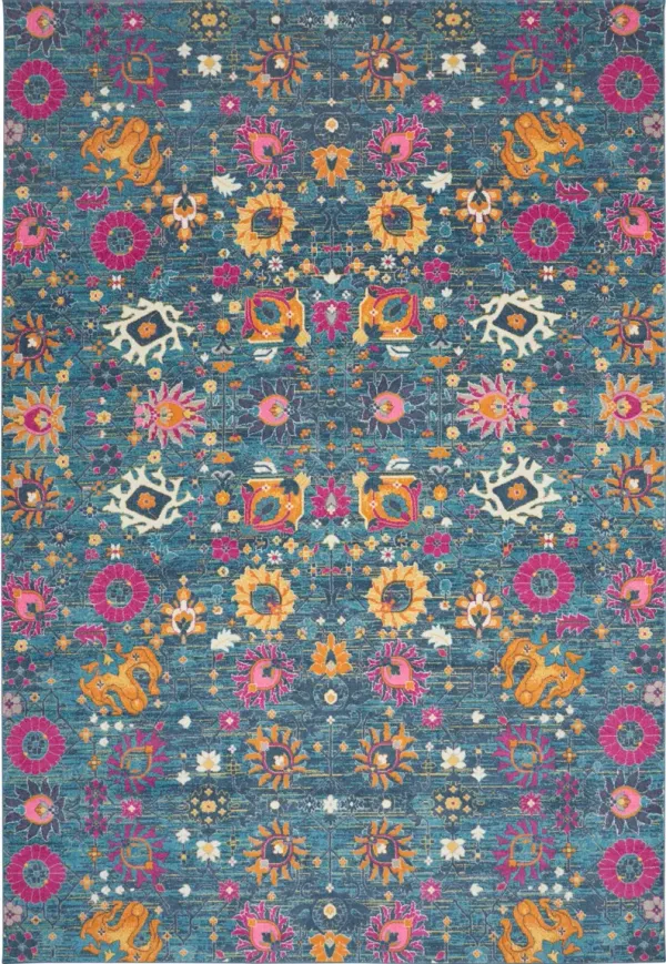 Tralee 9' x 12' Area Rug - Denim