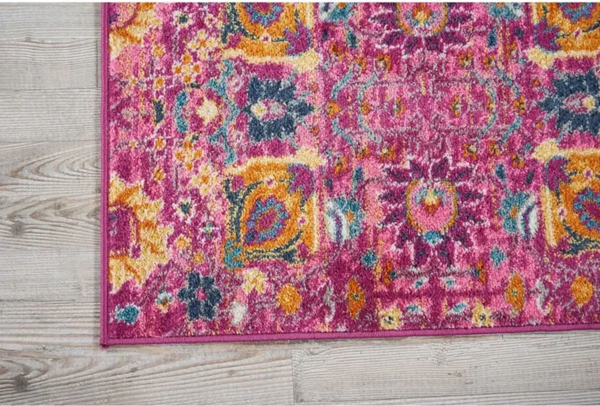 Tralee 2' x 3' Area Rug - Fuchsia