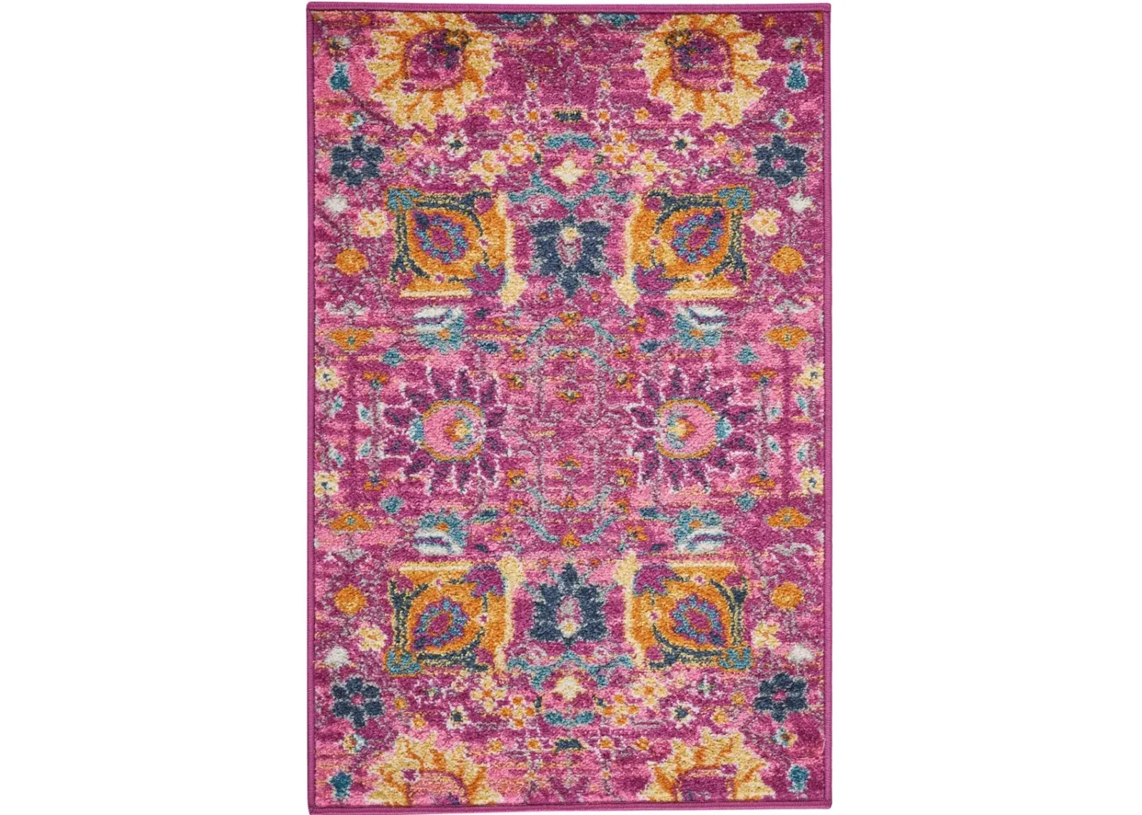 Tralee 2' x 3' Area Rug - Fuchsia