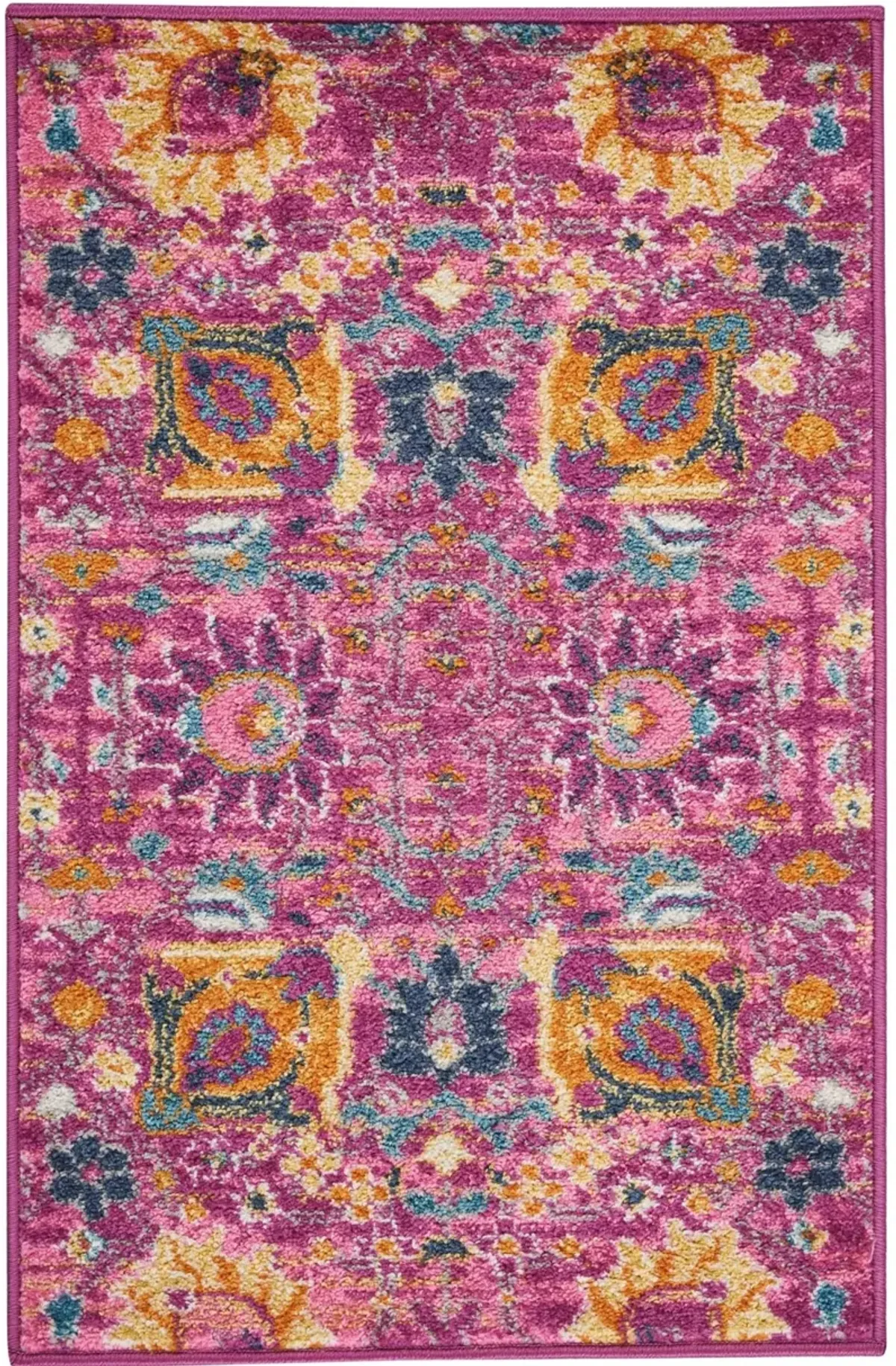 Tralee 2' x 3' Area Rug - Fuchsia