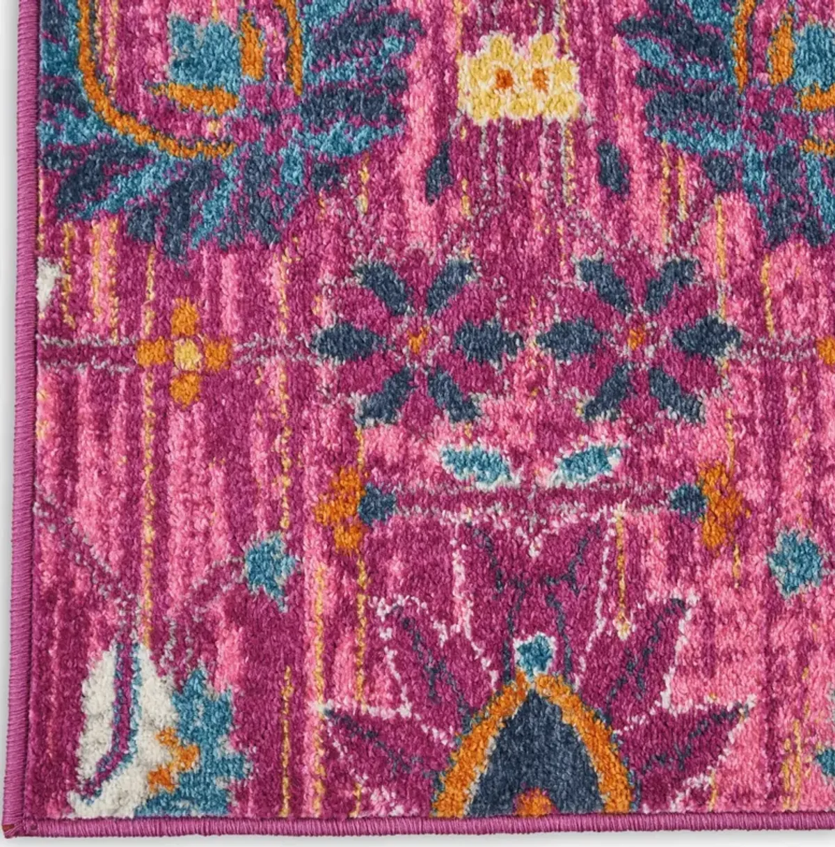 Tralee 9' x 12' Area Rug - Fuchsia