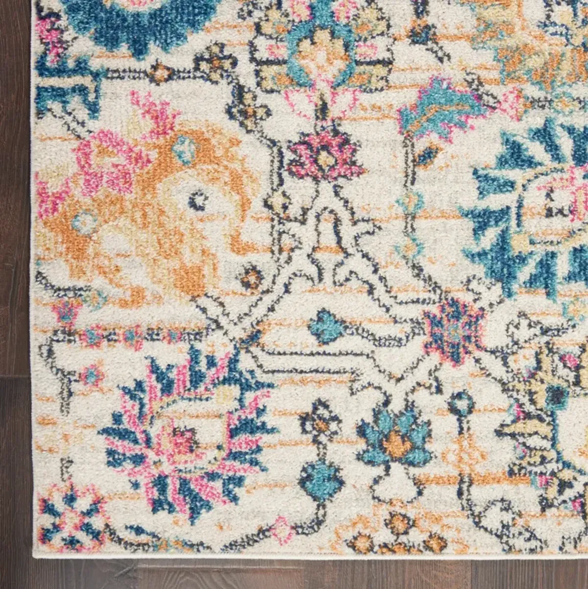 Tralee 2' x 6' Runner - Ivory Multicolor