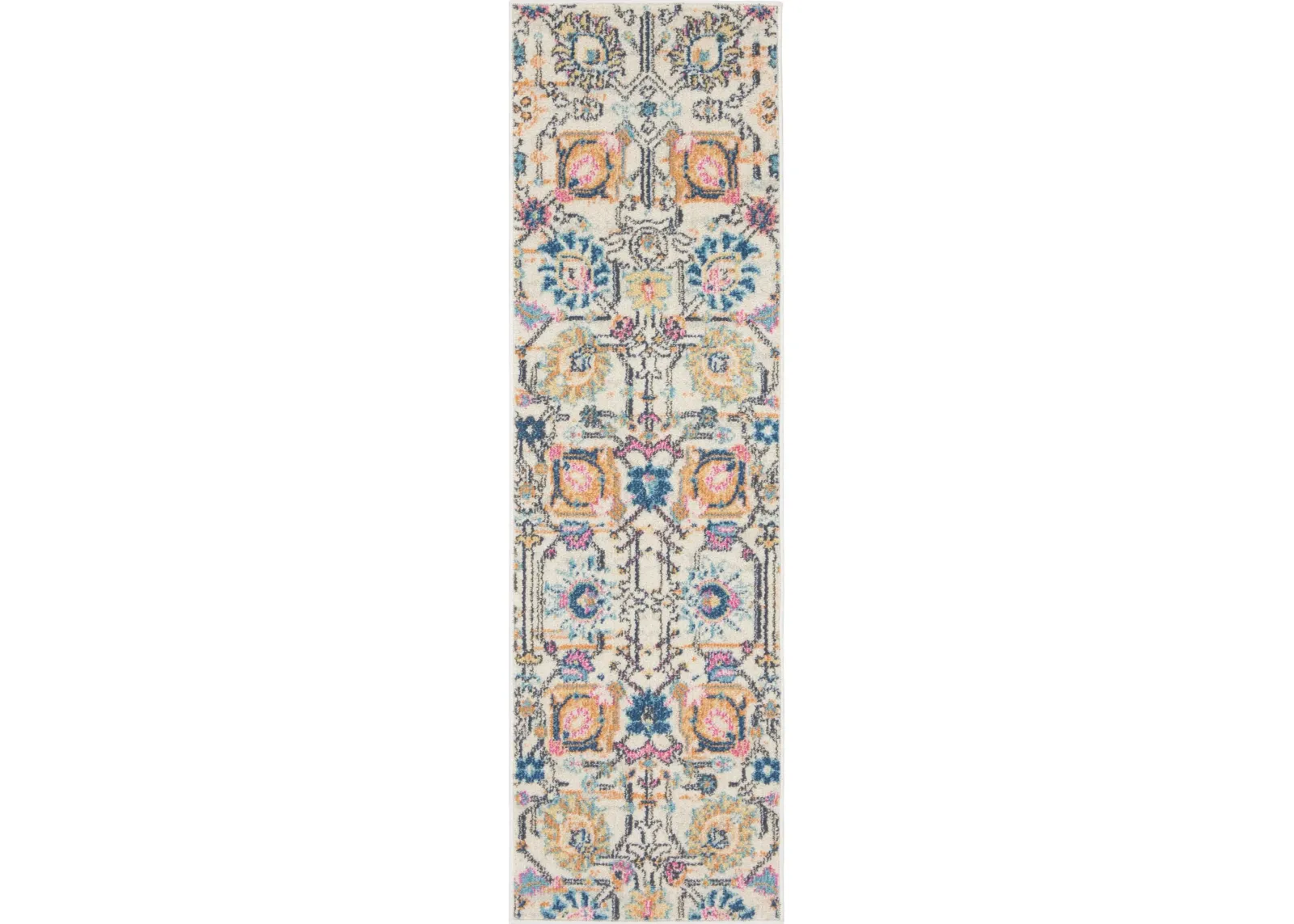 Tralee 2' x 6' Runner - Ivory Multicolor