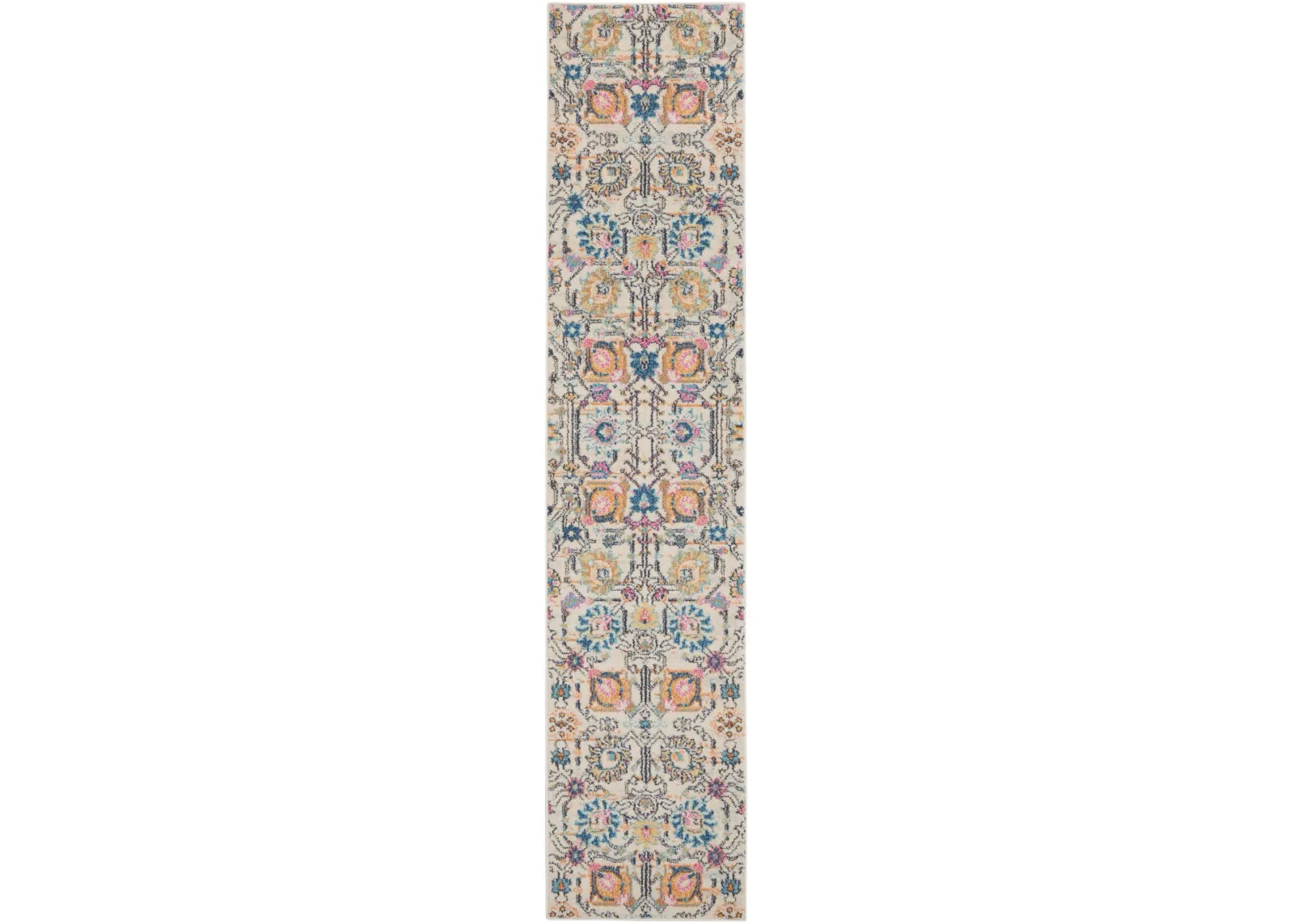 Tralee 2' x 10' Runner - Ivory Multicolor