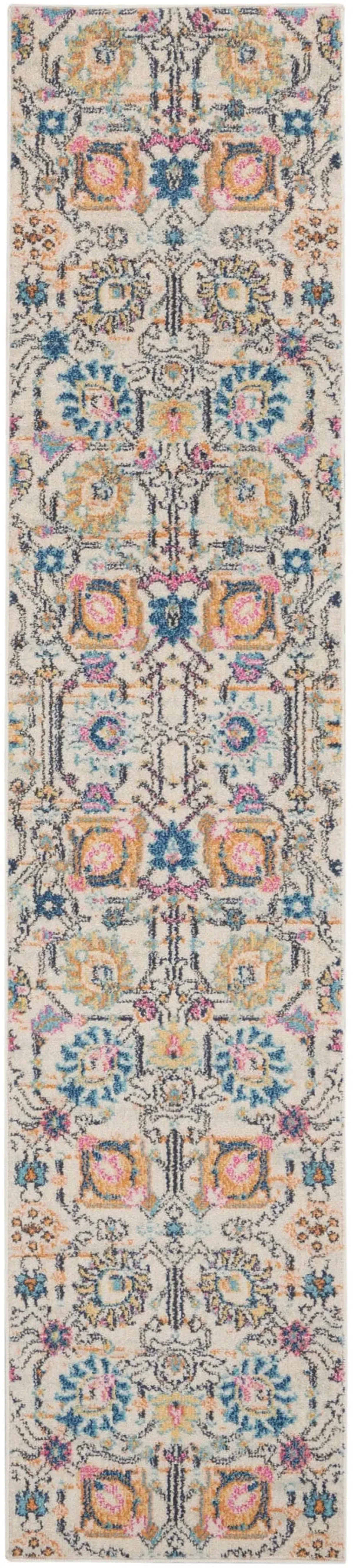 Tralee 2' x 8' Runner - Ivory Multicolor