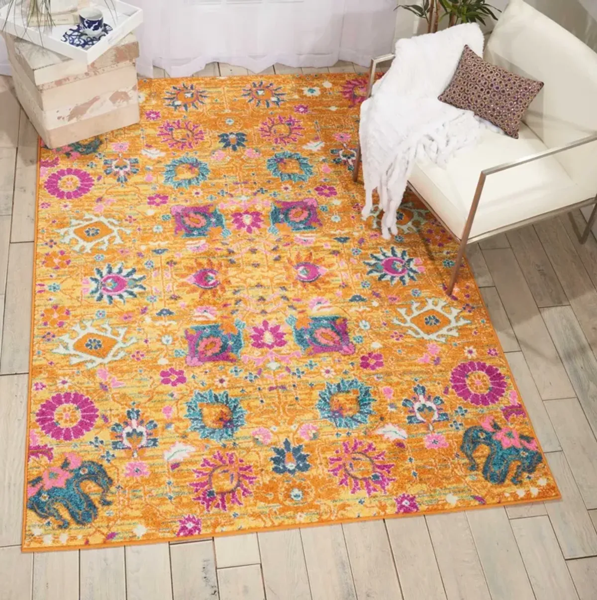 Tralee 4' x 6' Area Rug - Sun