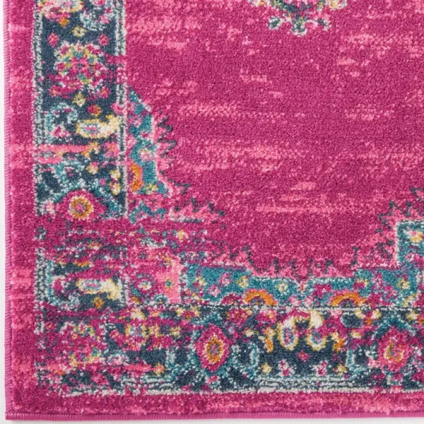 Tralee 2' x 10' Runner Rug - Fuchsia