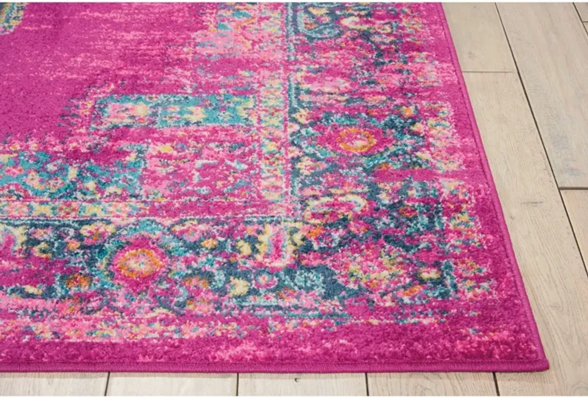 Tralee 7' x 10' Area Rug - Fuchsia