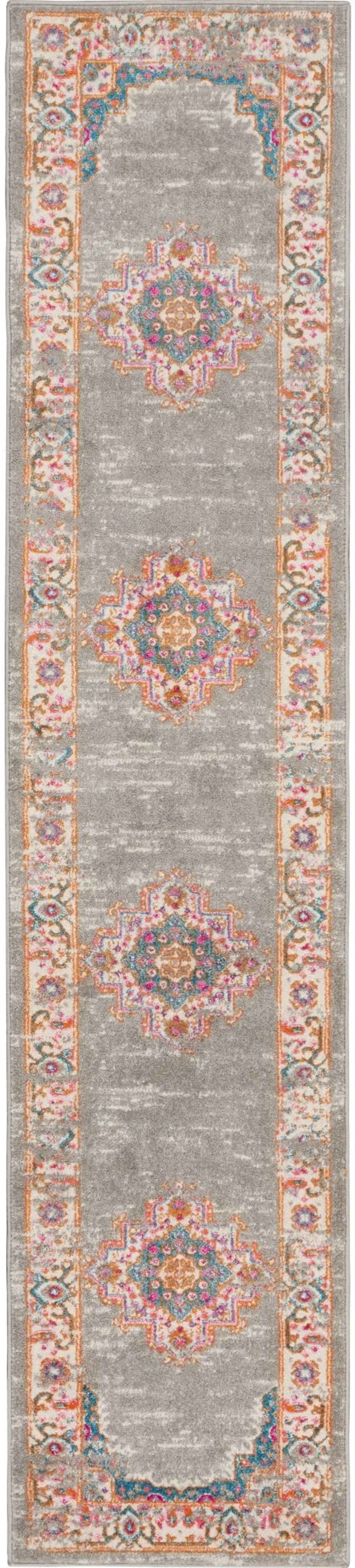 Tralee 2' x 10' Runner Rug - Gray