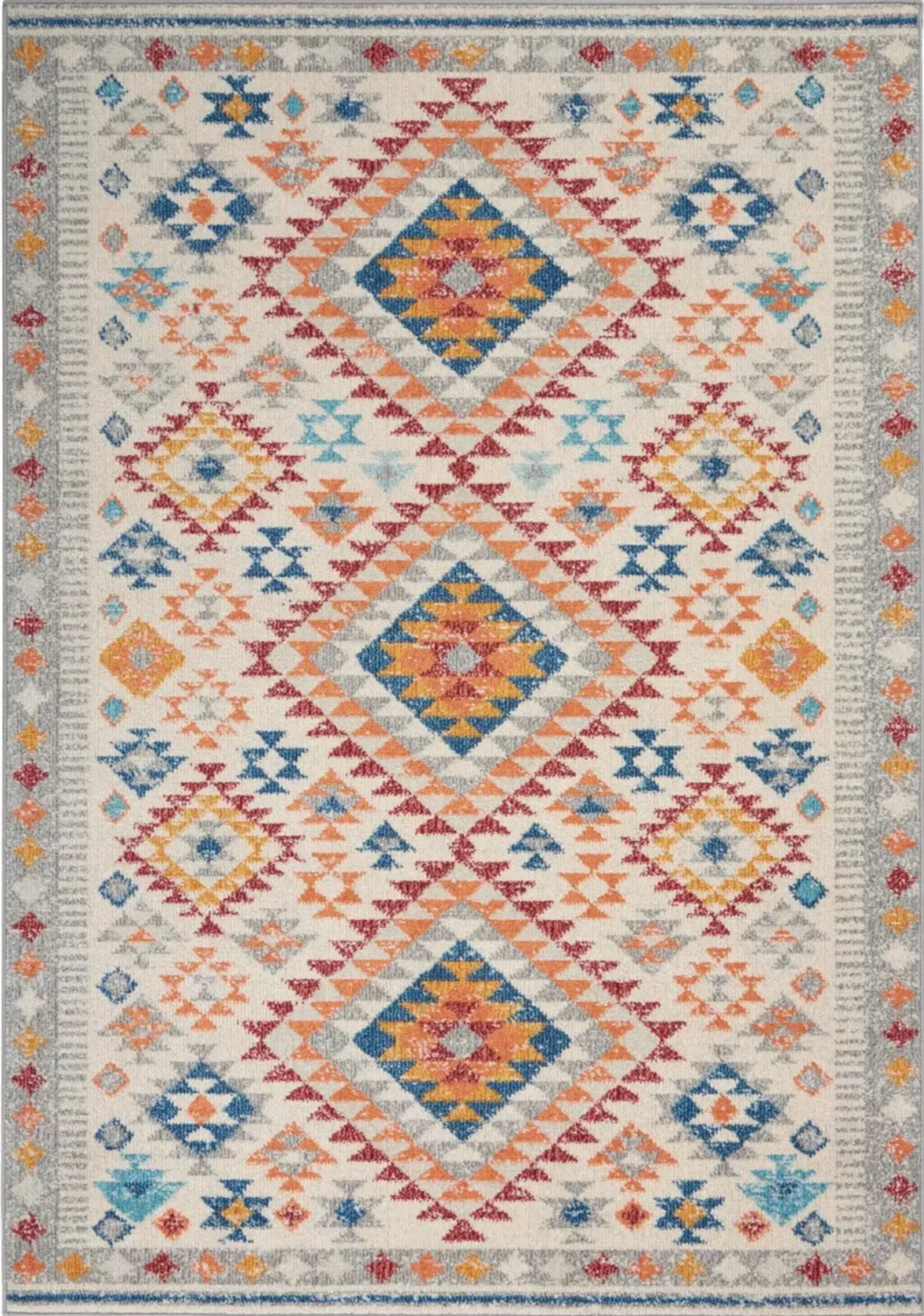 Tralee 4' x 6' Area Rug - Ivory Multicolor