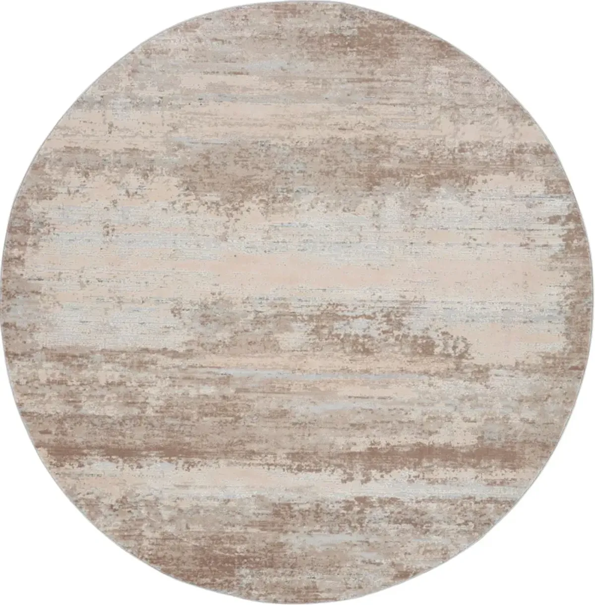 Pembrook 5' Round Area Rug - Beige