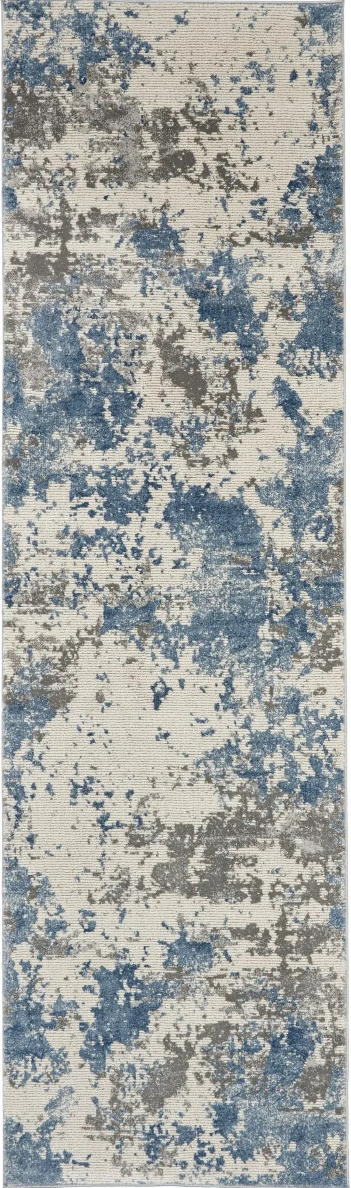 Pembrook 2' x 8' Runner Rug - Blue/Gray