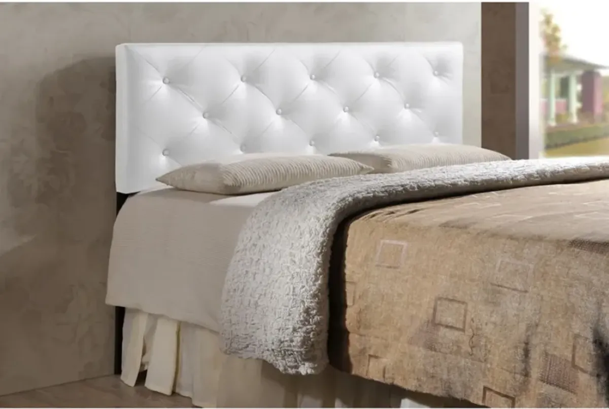 Sharley Queen Upholstered Headboard - White