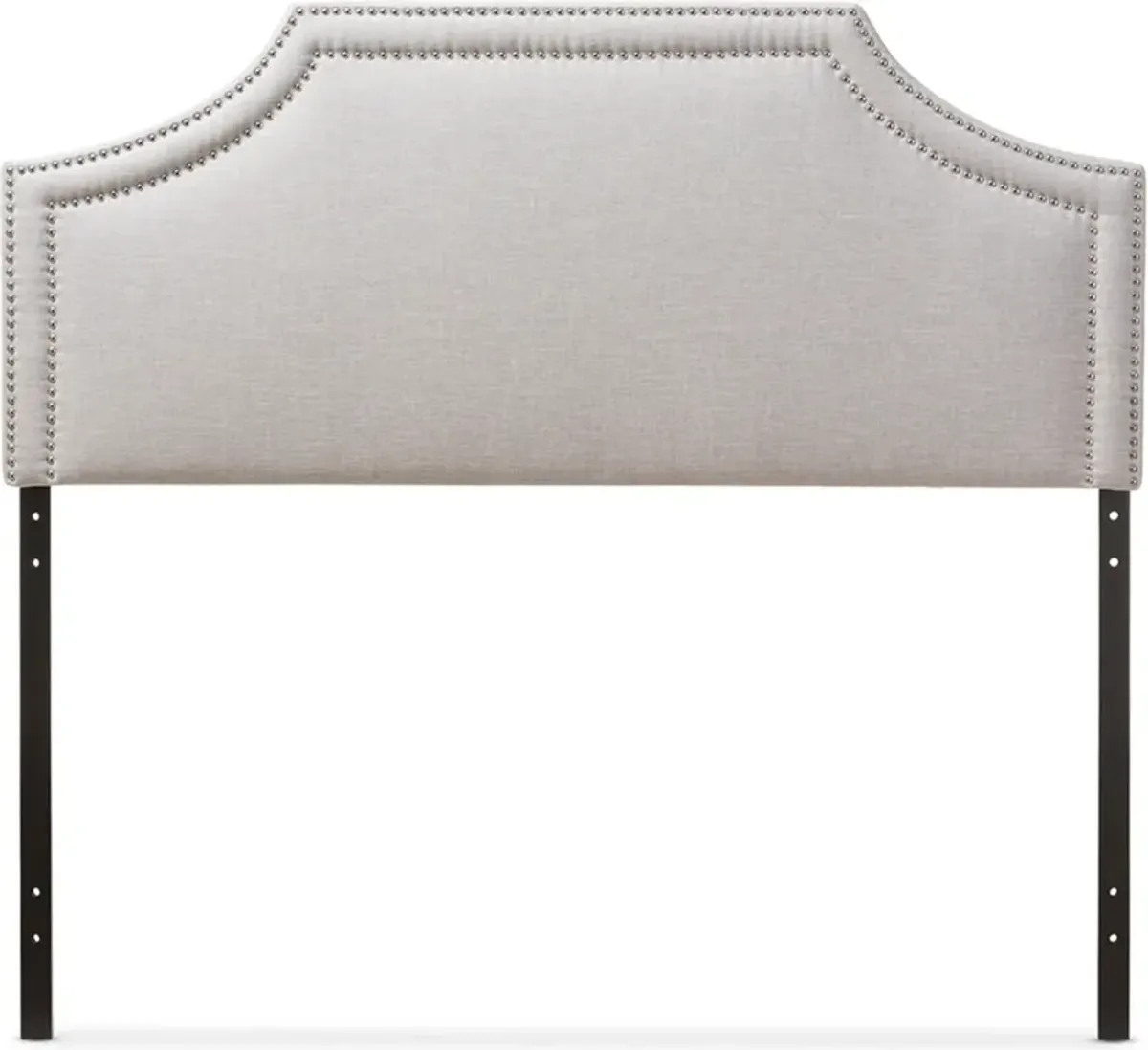 Louie Queen Upholstered Headboard - Grayish Beige