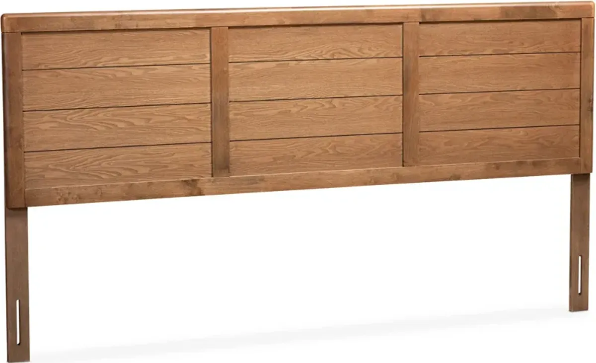 Keva King Headboard - Ash Walnut