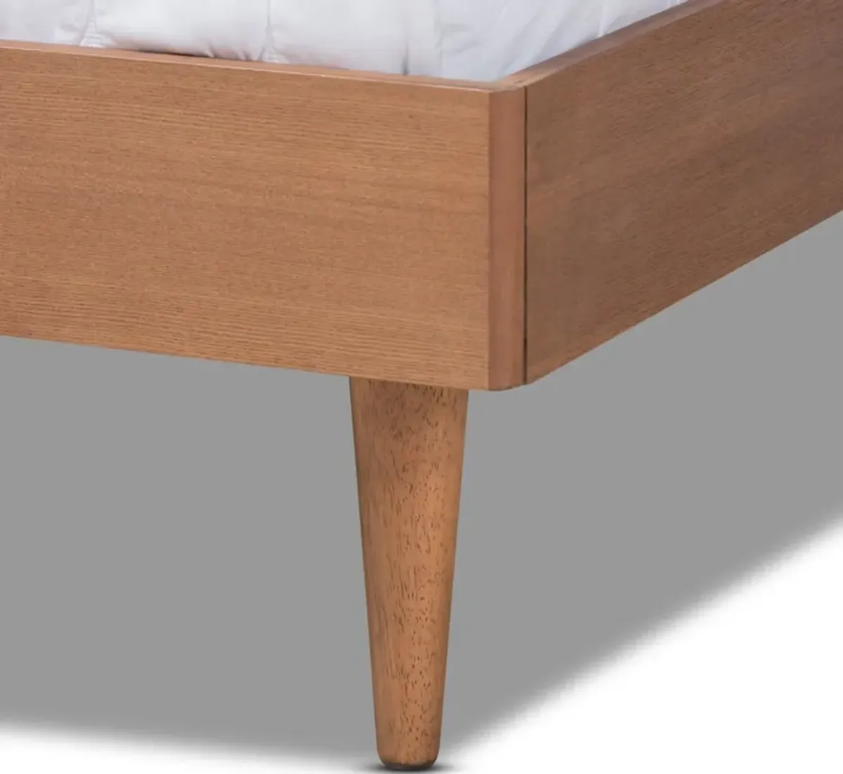 Sheniah Full Platform Bed Frame - Ash Walnut