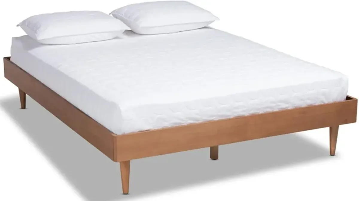 Sheniah Full Platform Bed Frame - Ash Walnut