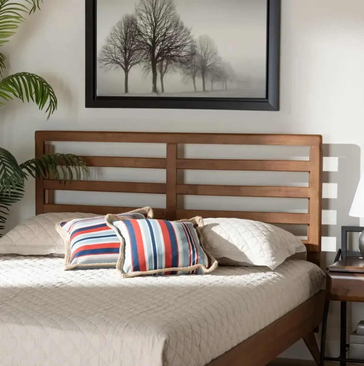 Solange Full Headboard - Ash Walnut