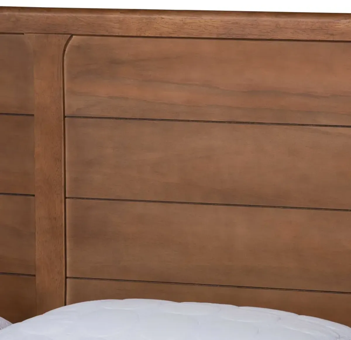 Devika Queen Platform Bed - Walnut Brown