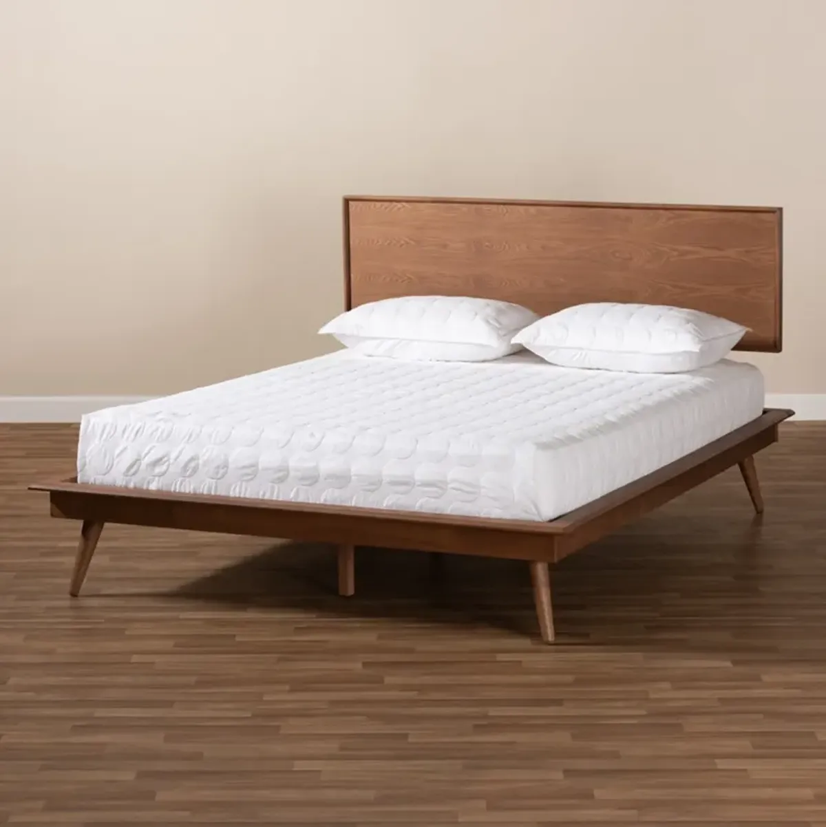 Dalal Full Platform Bed - Ash Walnut