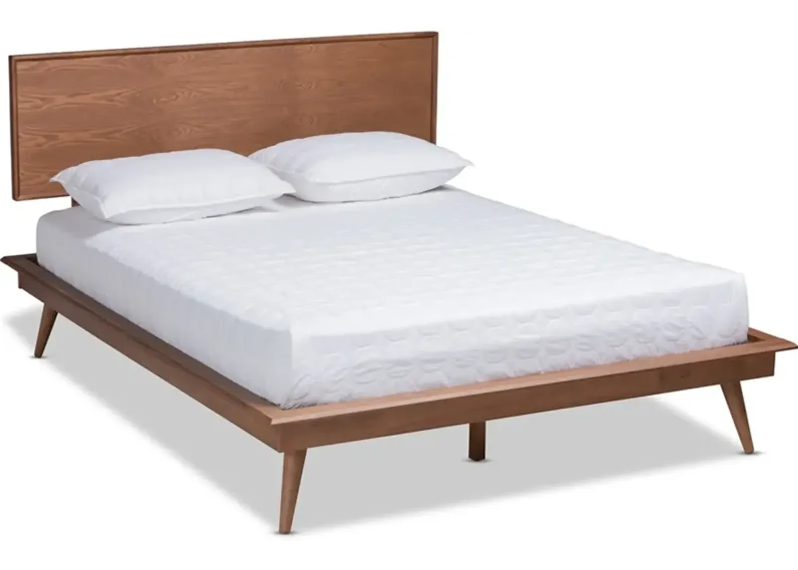 Dalal Full Platform Bed - Ash Walnut