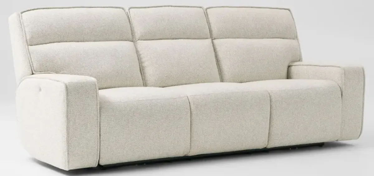 Everest Triple-Power Reclining Sofa - Sand