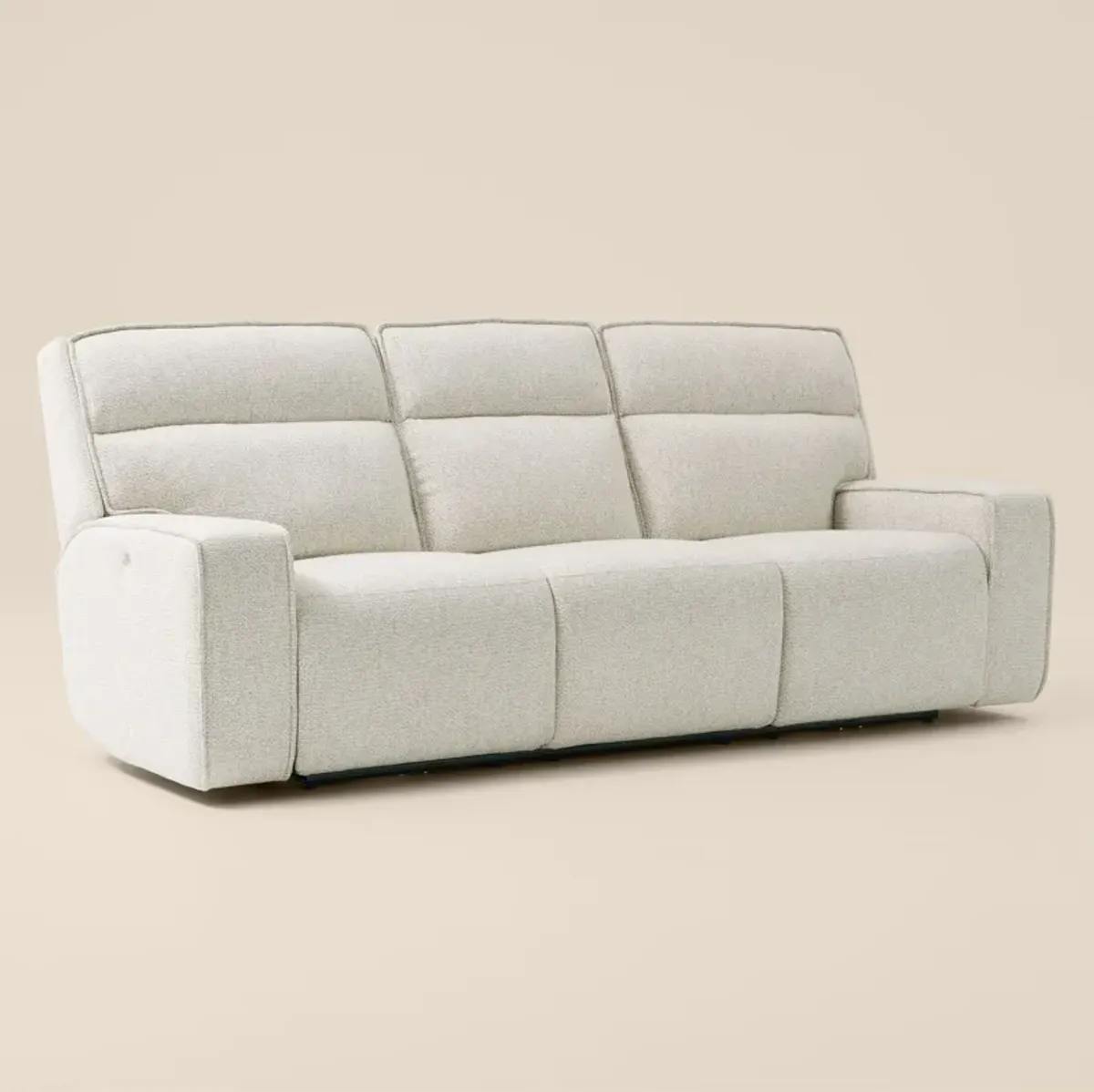 Everest Triple-Power Reclining Sofa - Sand